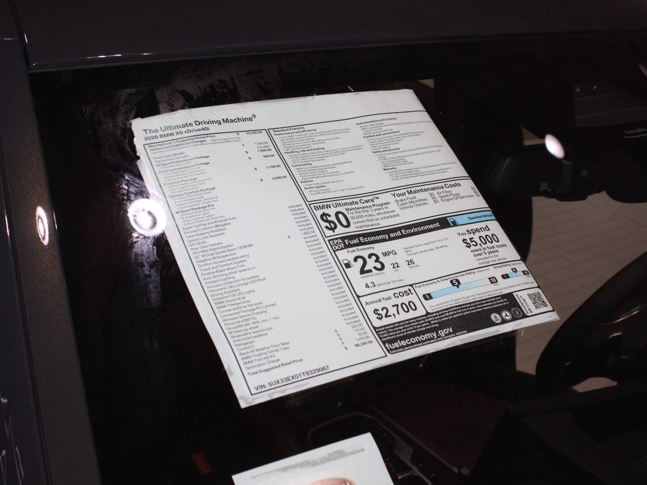 2026 BMW X6 xDrive40i