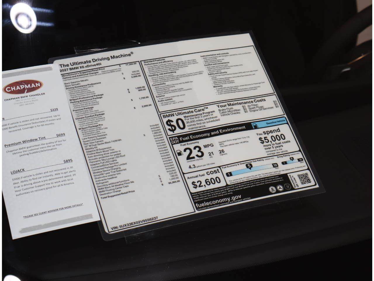 2027 BMW X6 xDrive40i