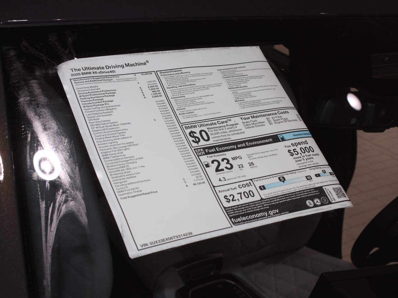 2026 BMW X6 xDrive40i