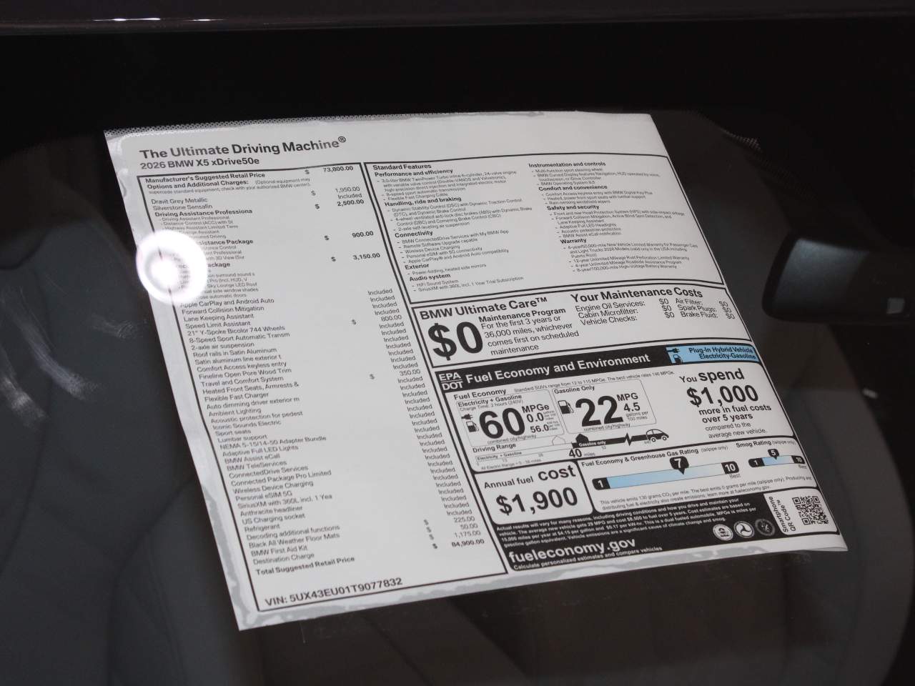2026 BMW X5 xDrive50e