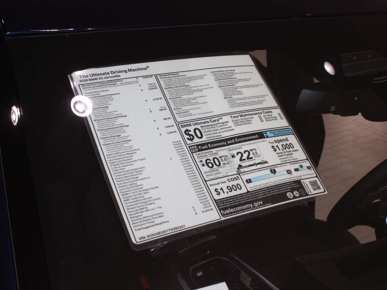2026 BMW X5 xDrive50e