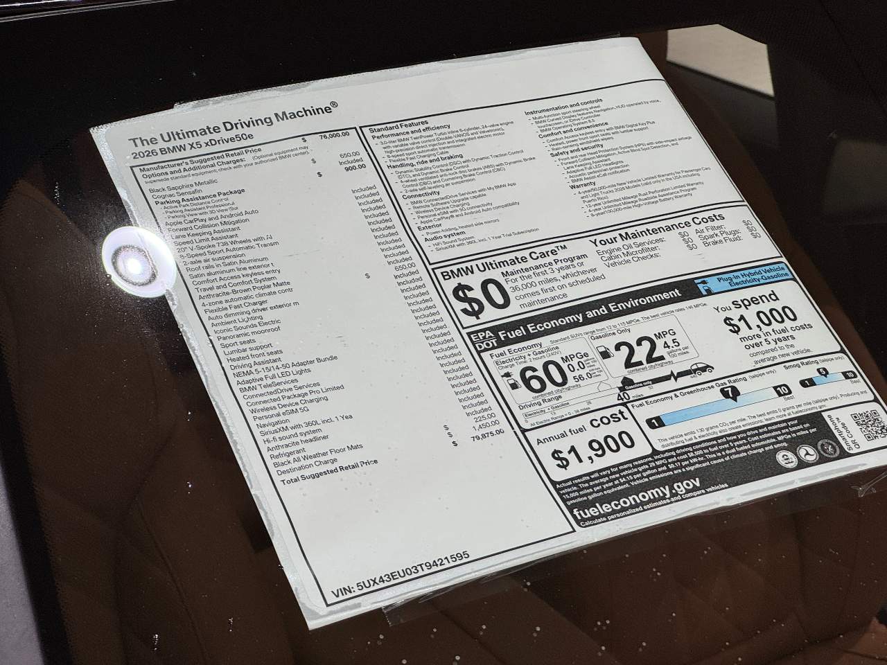 2026 BMW X5 xDrive50e