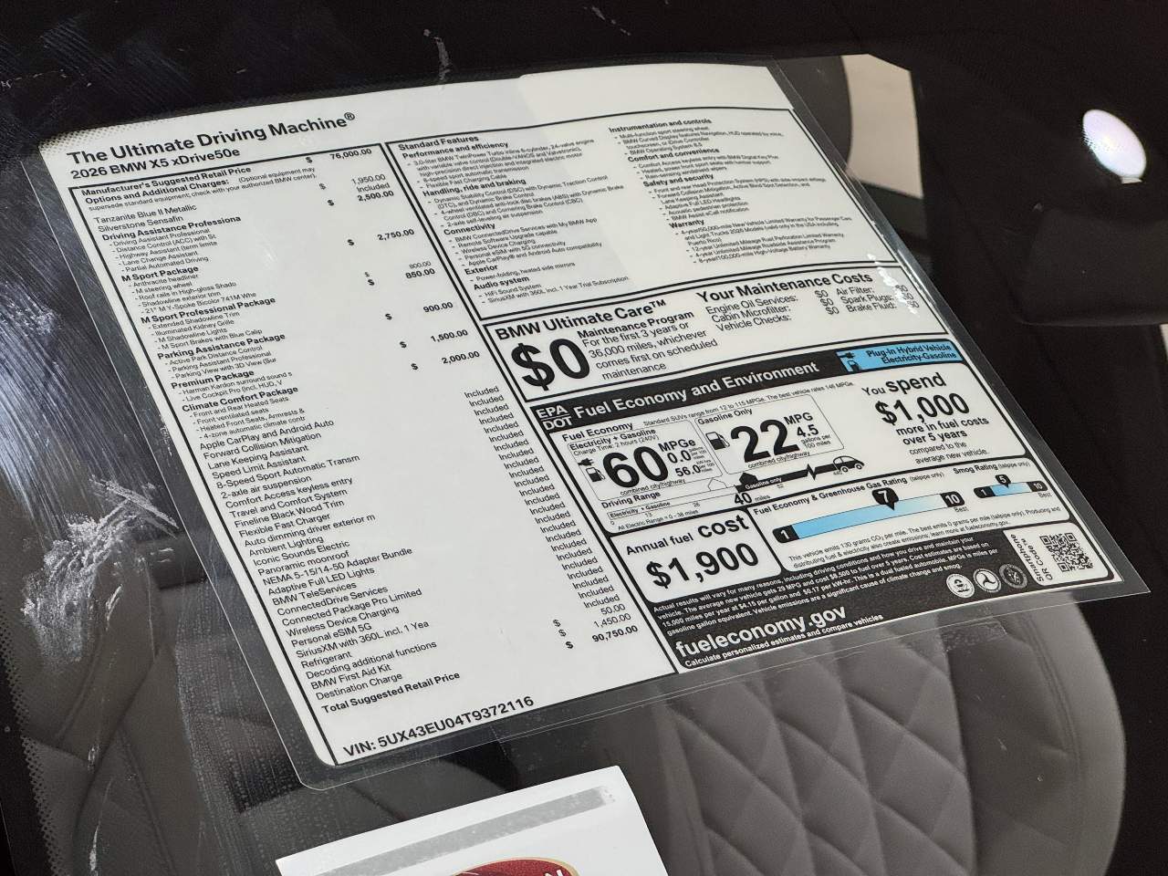2026 BMW X5 xDrive50e