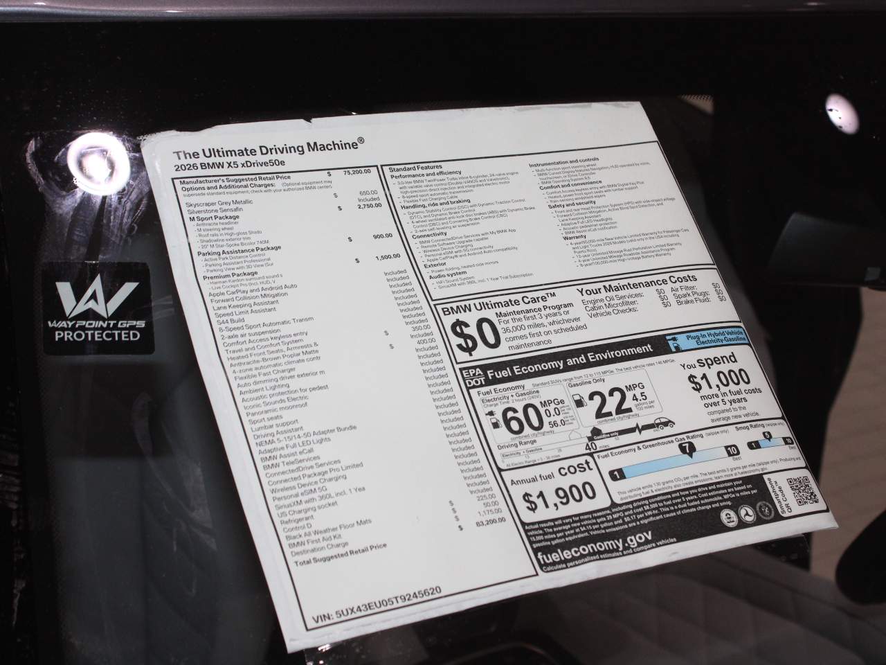 2026 BMW X5 xDrive50e