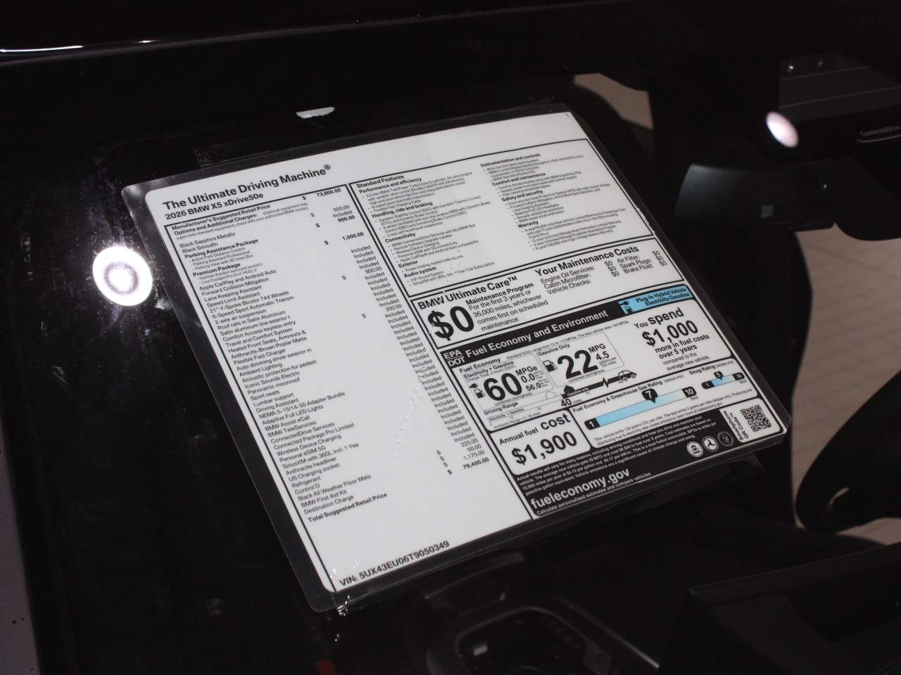 2026 BMW X5 xDrive50e