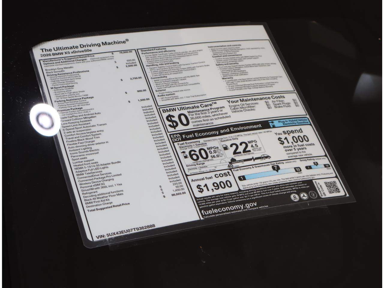 2026 BMW X5 xDrive50e