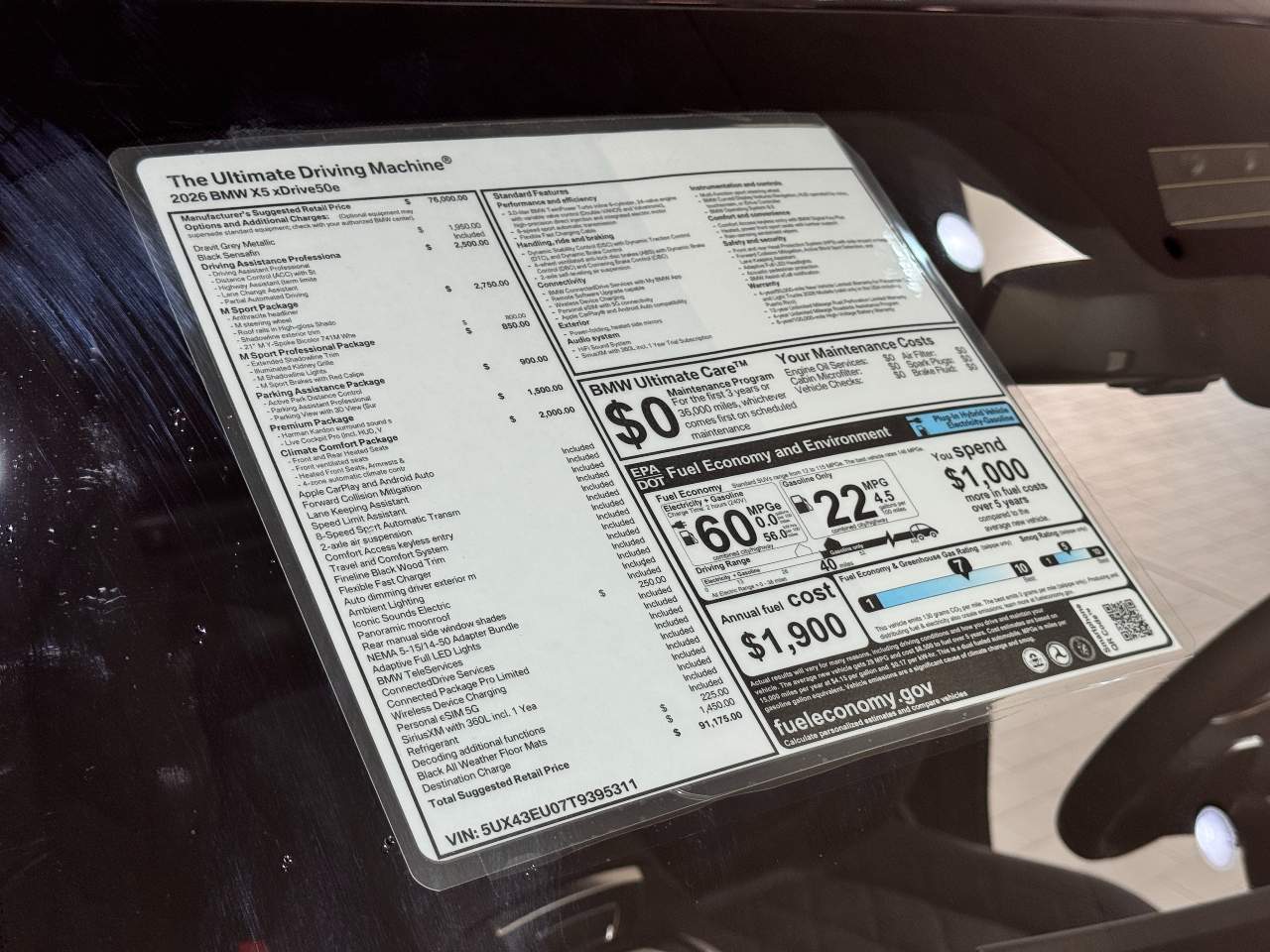 2026 BMW X5 xDrive50e