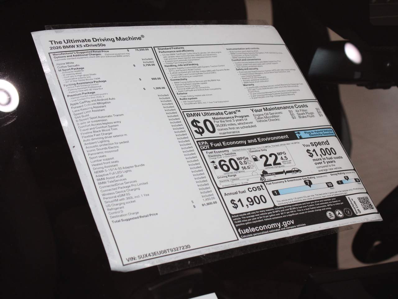 2026 BMW X5 xDrive50e