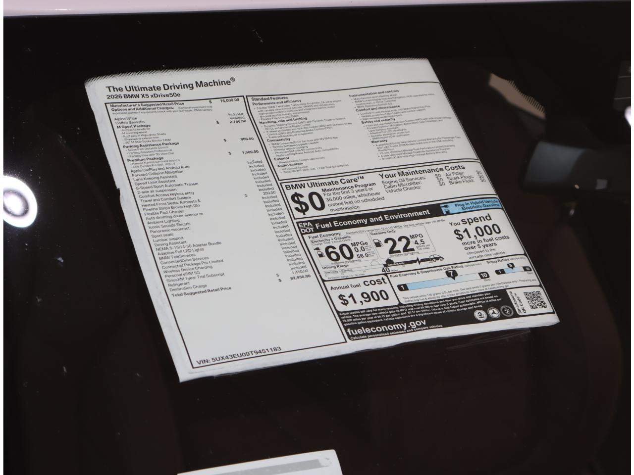 2026 BMW X5 xDrive50e