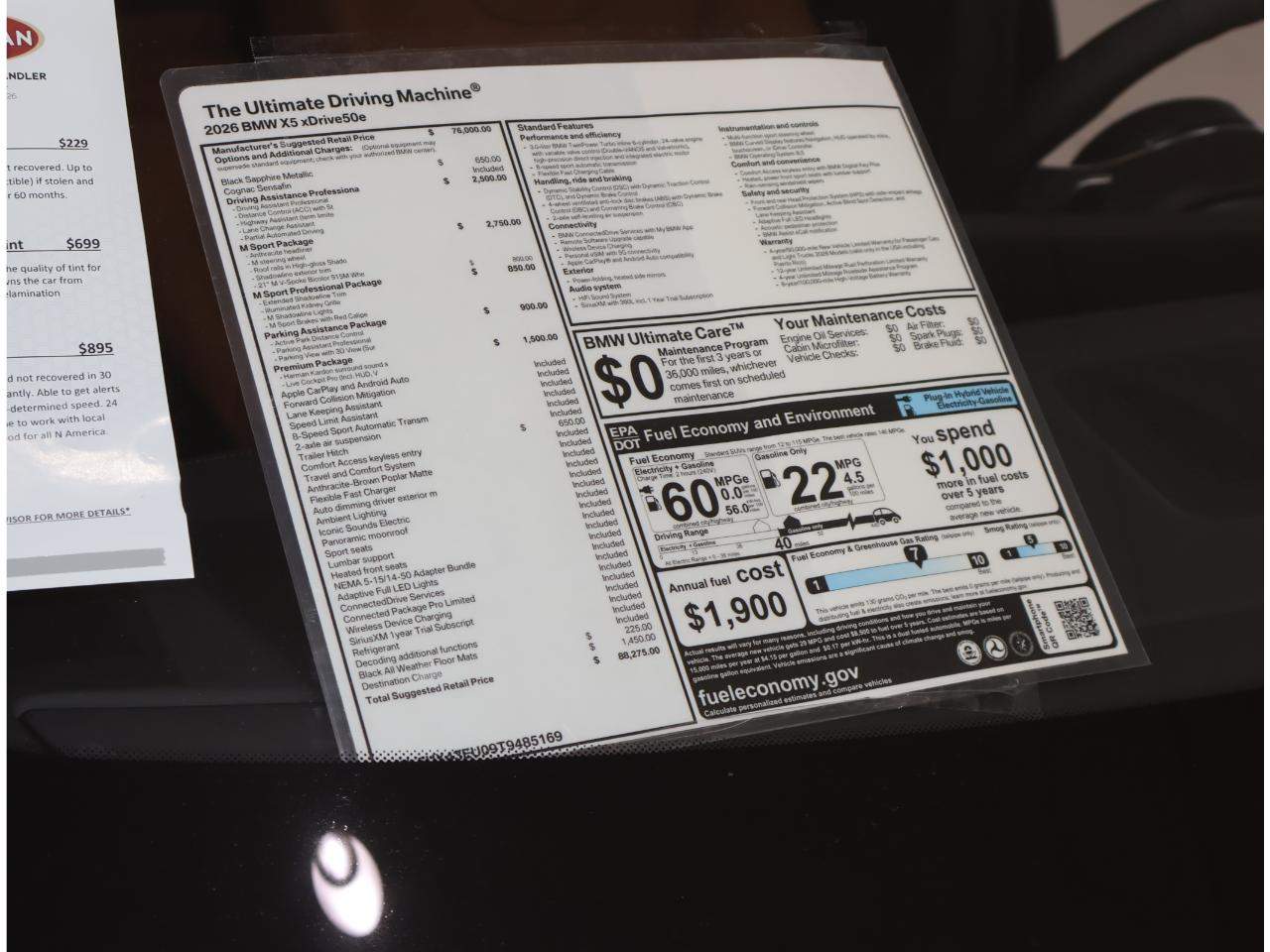 2026 BMW X5 xDrive50e
