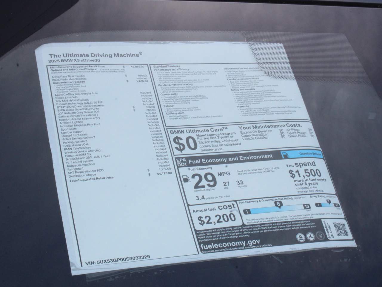 2025 BMW X3 xDrive30