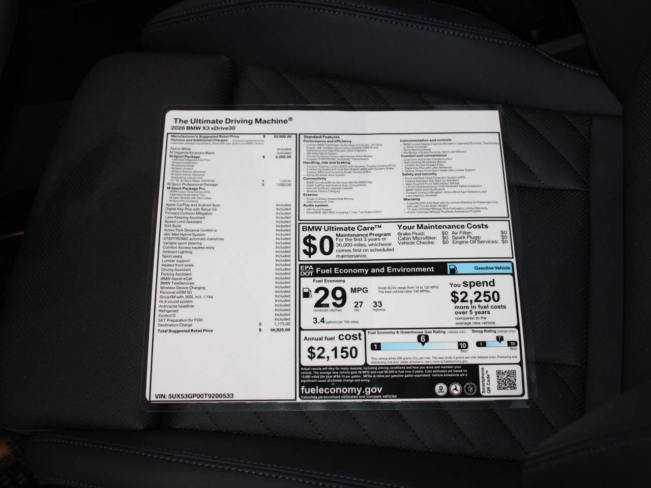 2026 BMW X3 30 xDrive