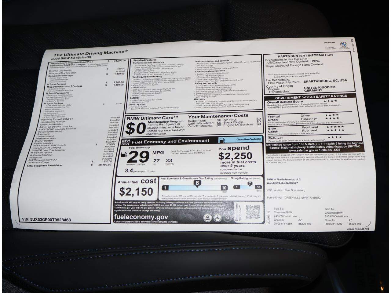2026 BMW X3 30 xDrive