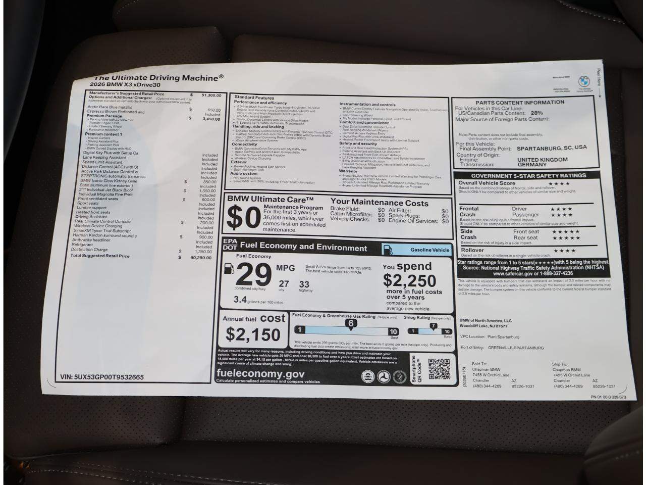 2026 BMW X3 30 xDrive