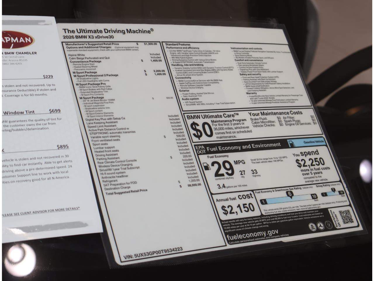 2026 BMW X3 30 xDrive