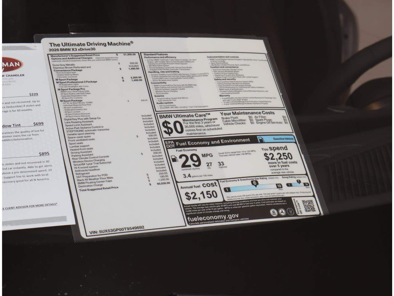 2026 BMW X3 30 xDrive