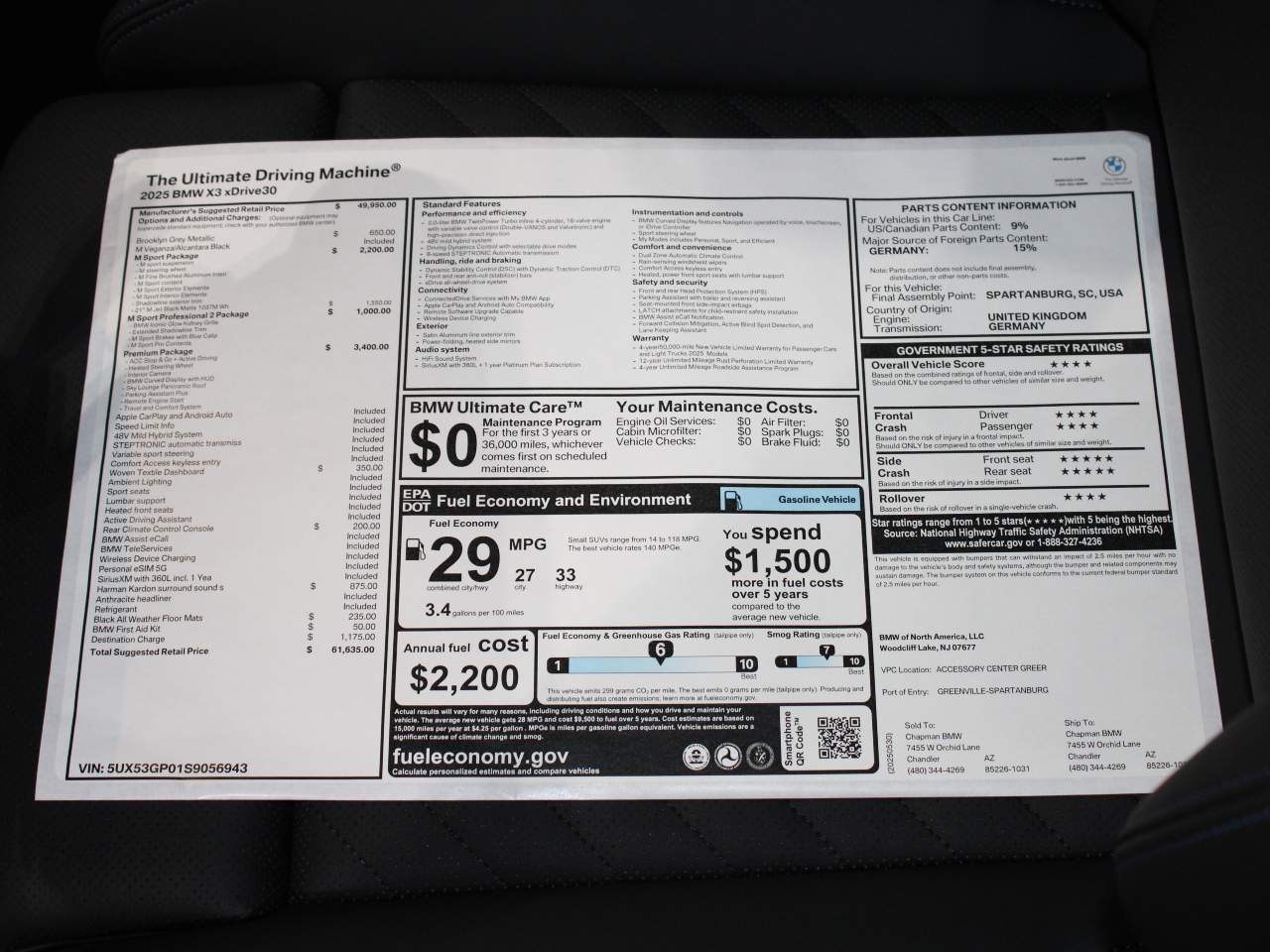 2025 BMW X3 xDrive30