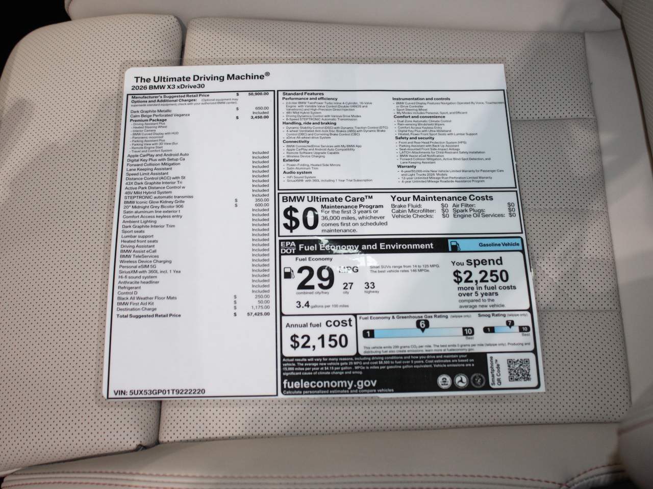 2026 BMW X3 30 xDrive