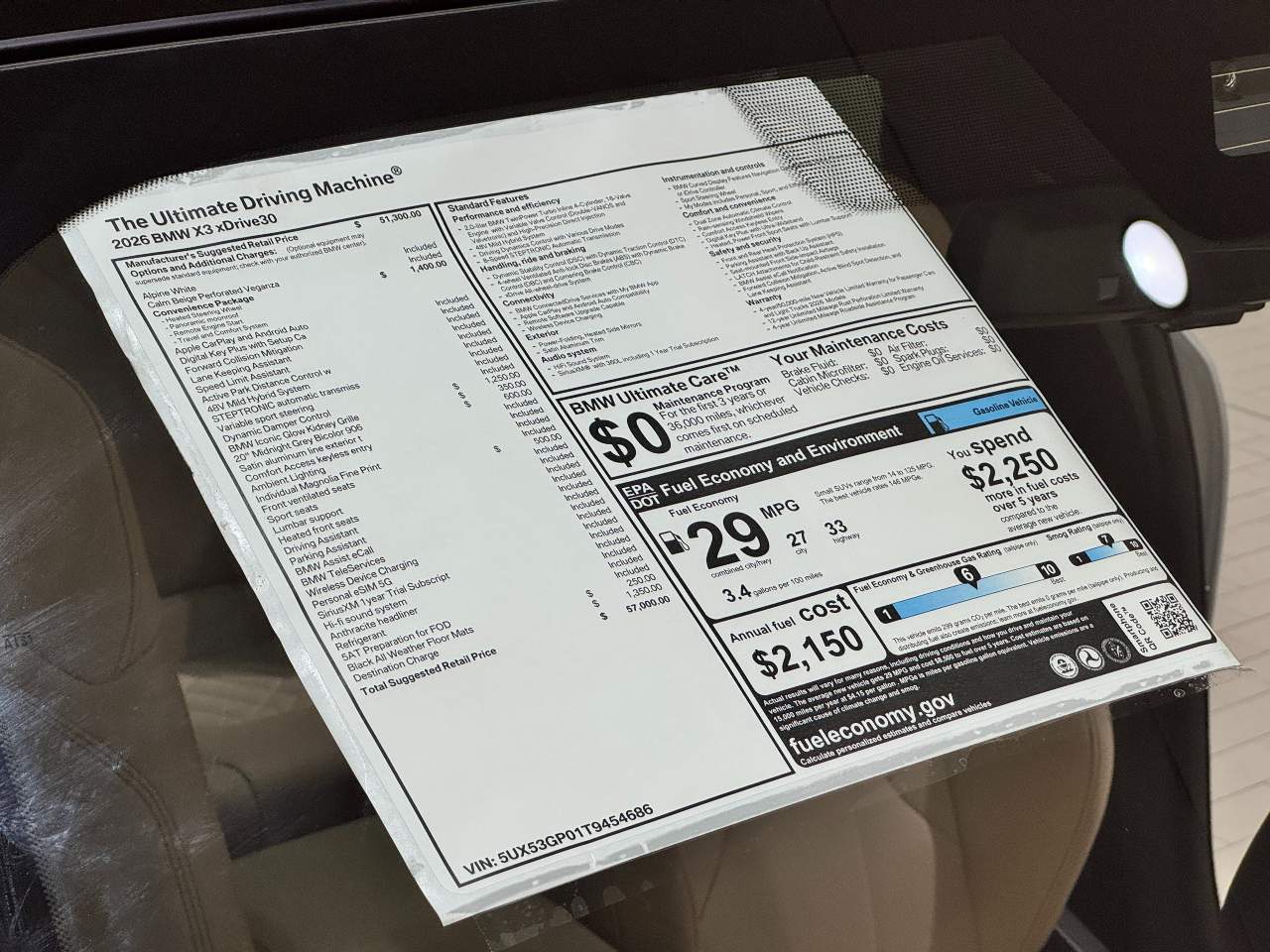 2026 BMW X3 30 xDrive