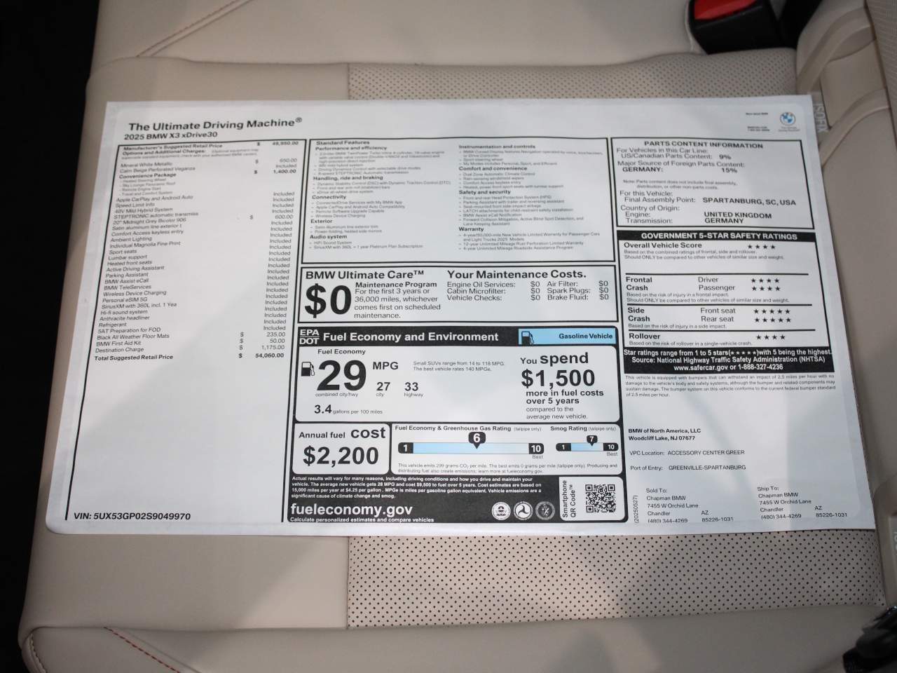 2025 BMW X3 xDrive30