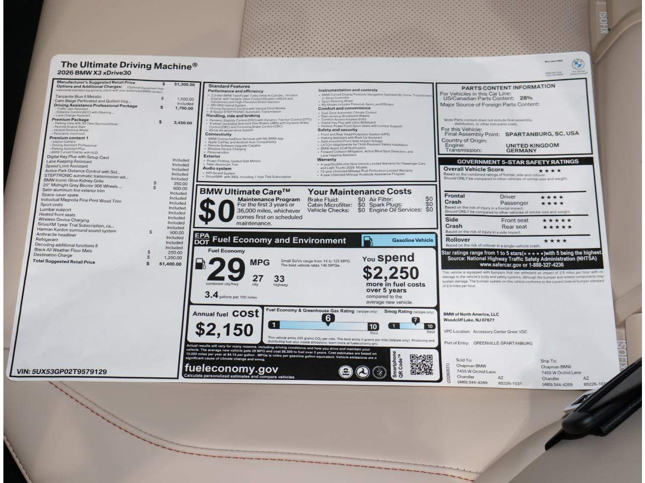 2026 BMW X3 30 xDrive