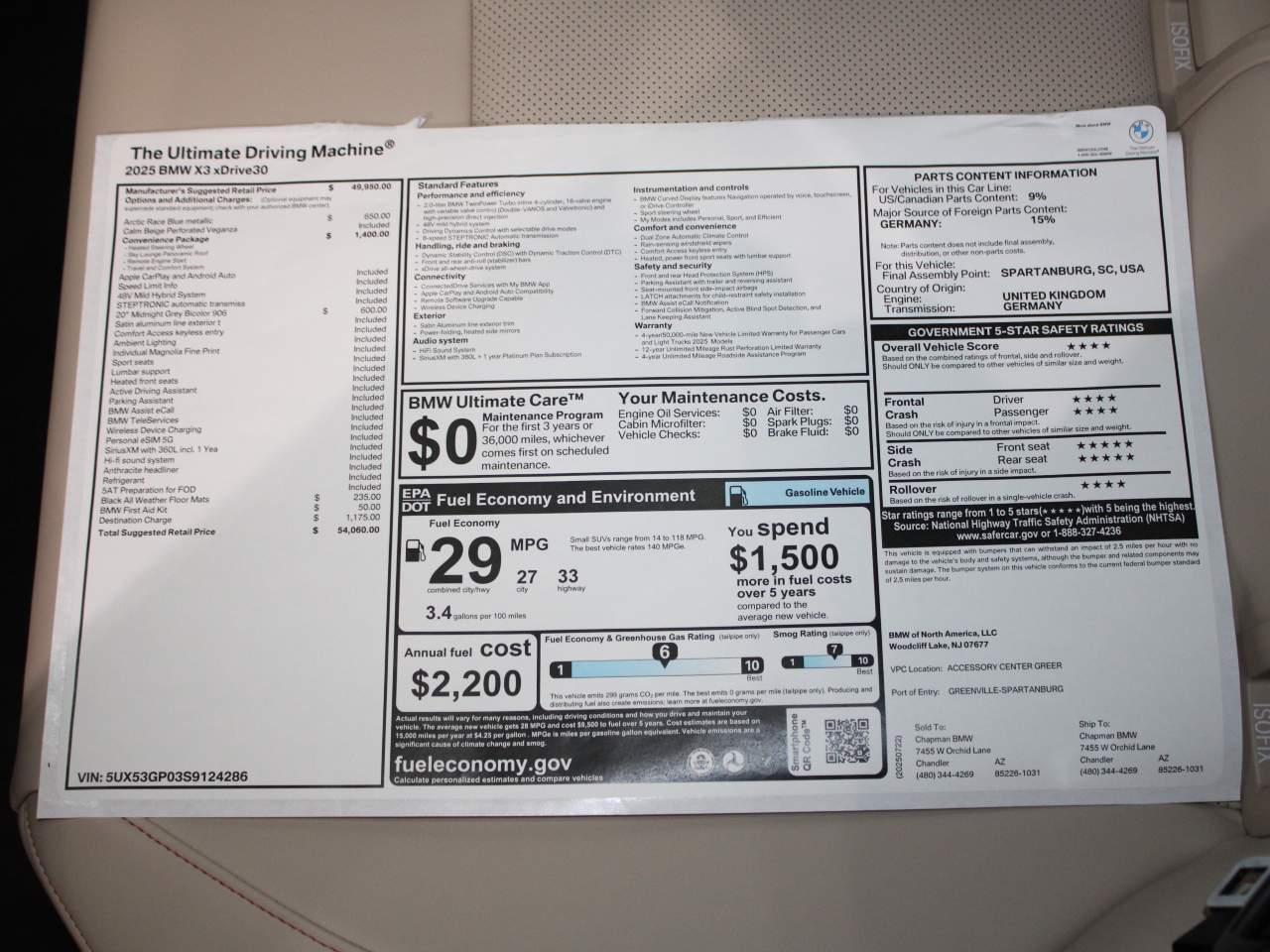 2025 BMW X3 30 xDrive