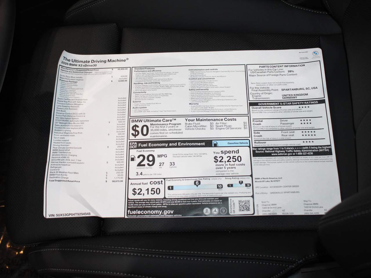 2026 BMW X3 30 xDrive