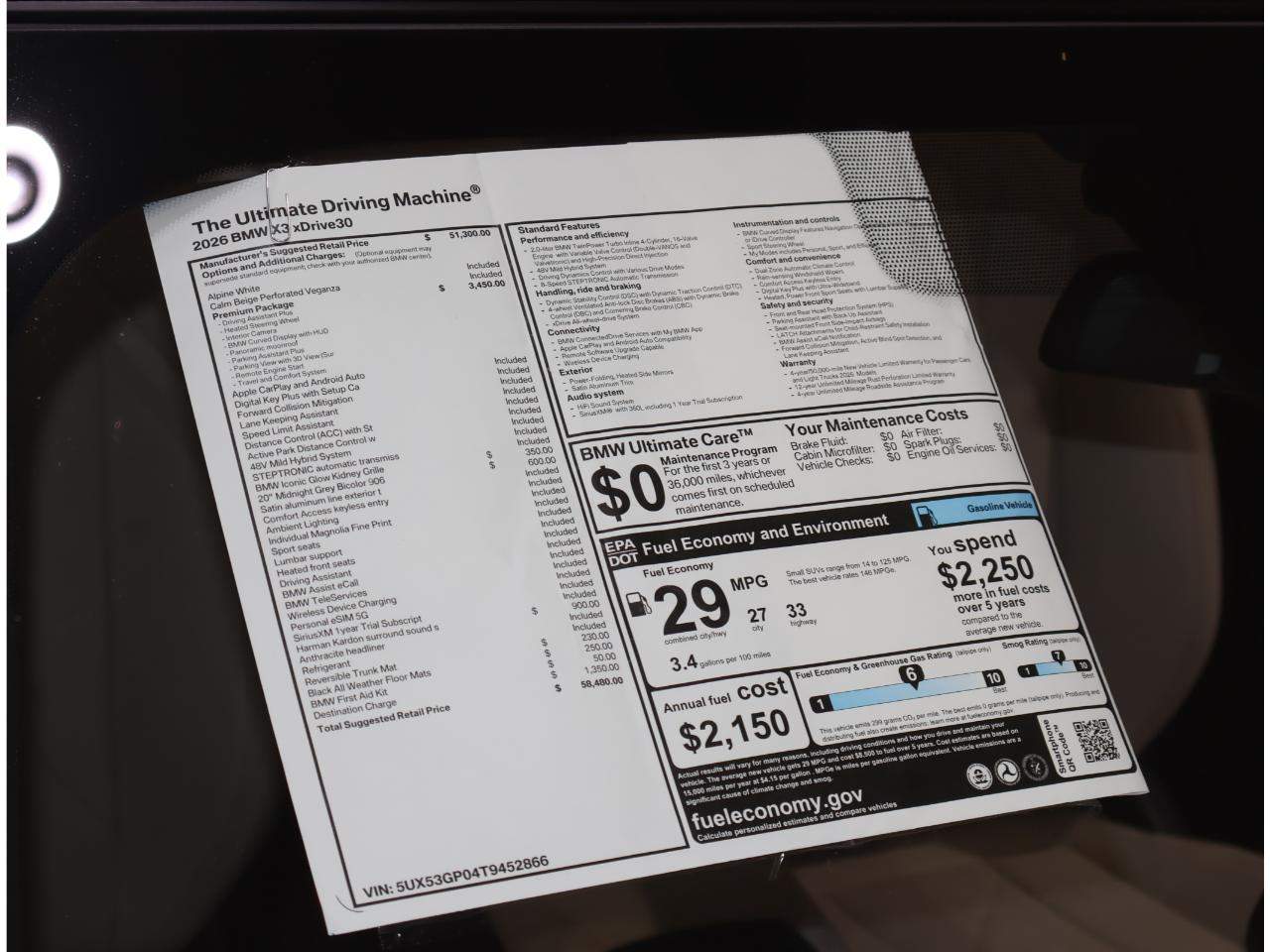 2026 BMW X3 30 xDrive