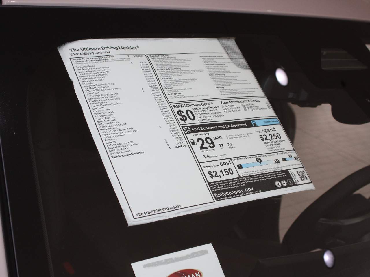 2026 BMW X3 30 xDrive