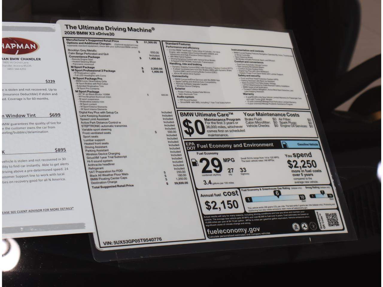 2026 BMW X3 30 xDrive
