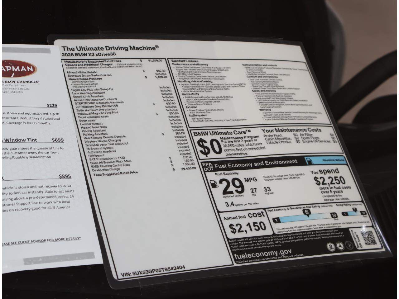 2026 BMW X3 30 xDrive