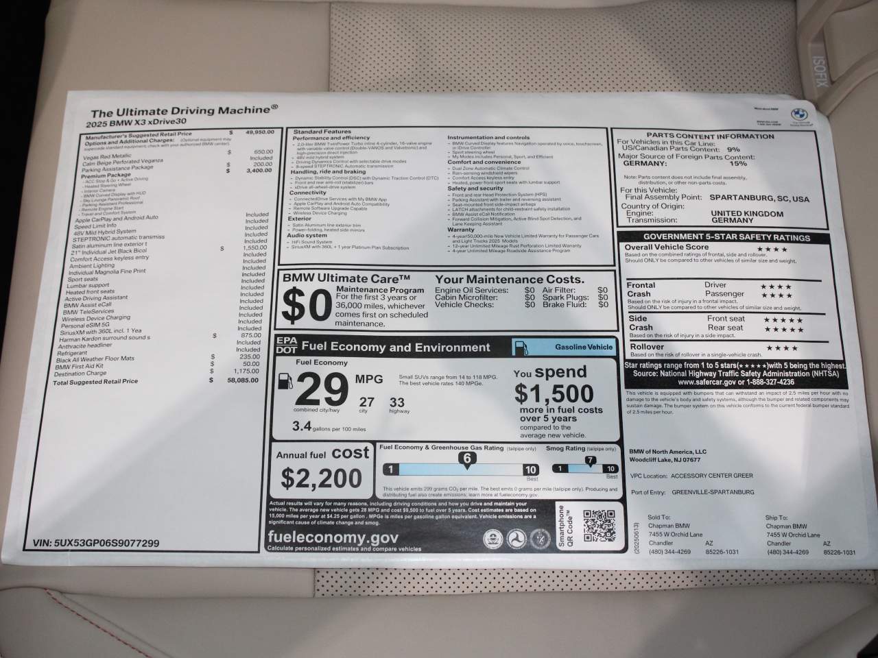 2025 BMW X3 xDrive30