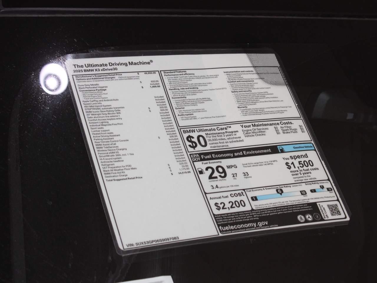 2025 BMW X3 3.0I XDR 30 xDrive