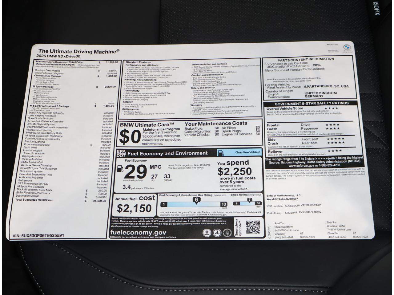 2026 BMW X3 30 xDrive