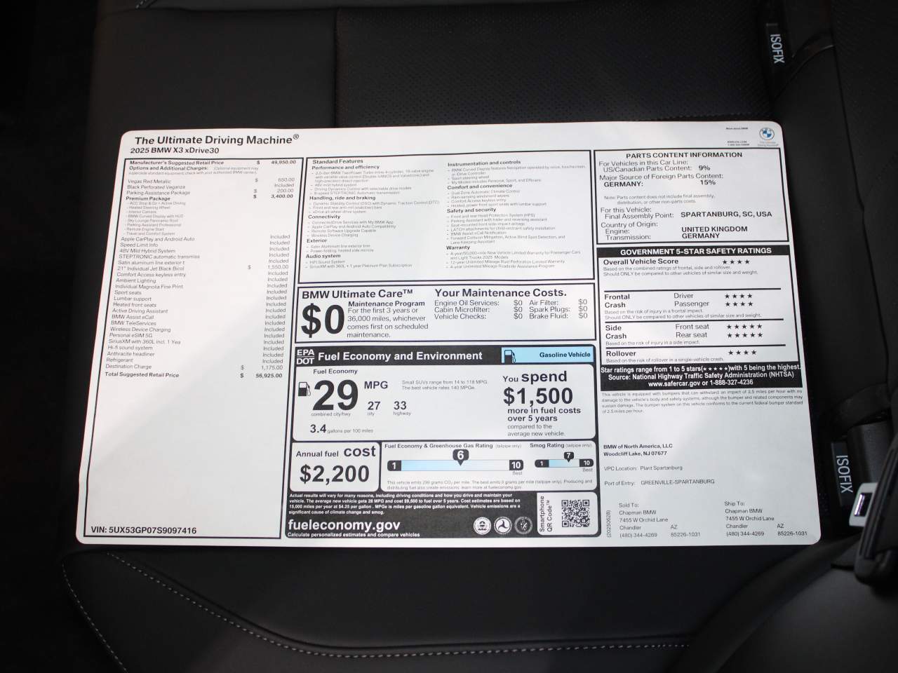 2025 BMW X3 xDrive30