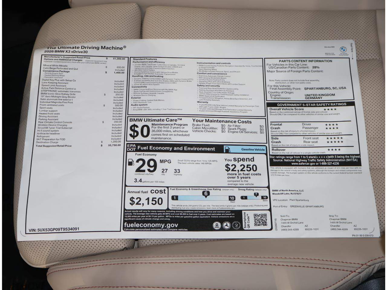 2026 BMW X3 30 xDrive