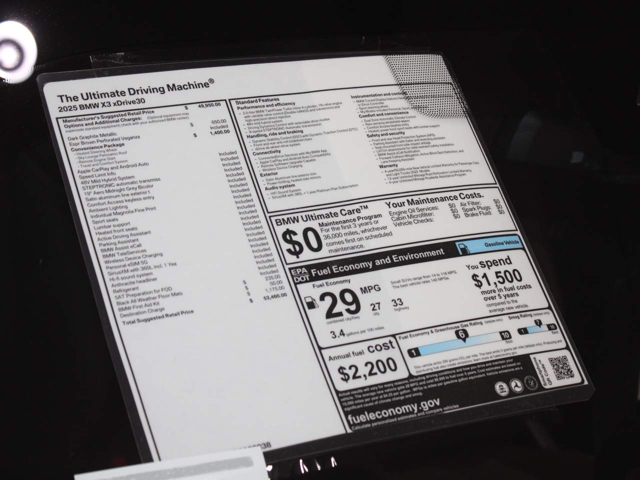2025 BMW X3 3.0I XDR 30 xDrive