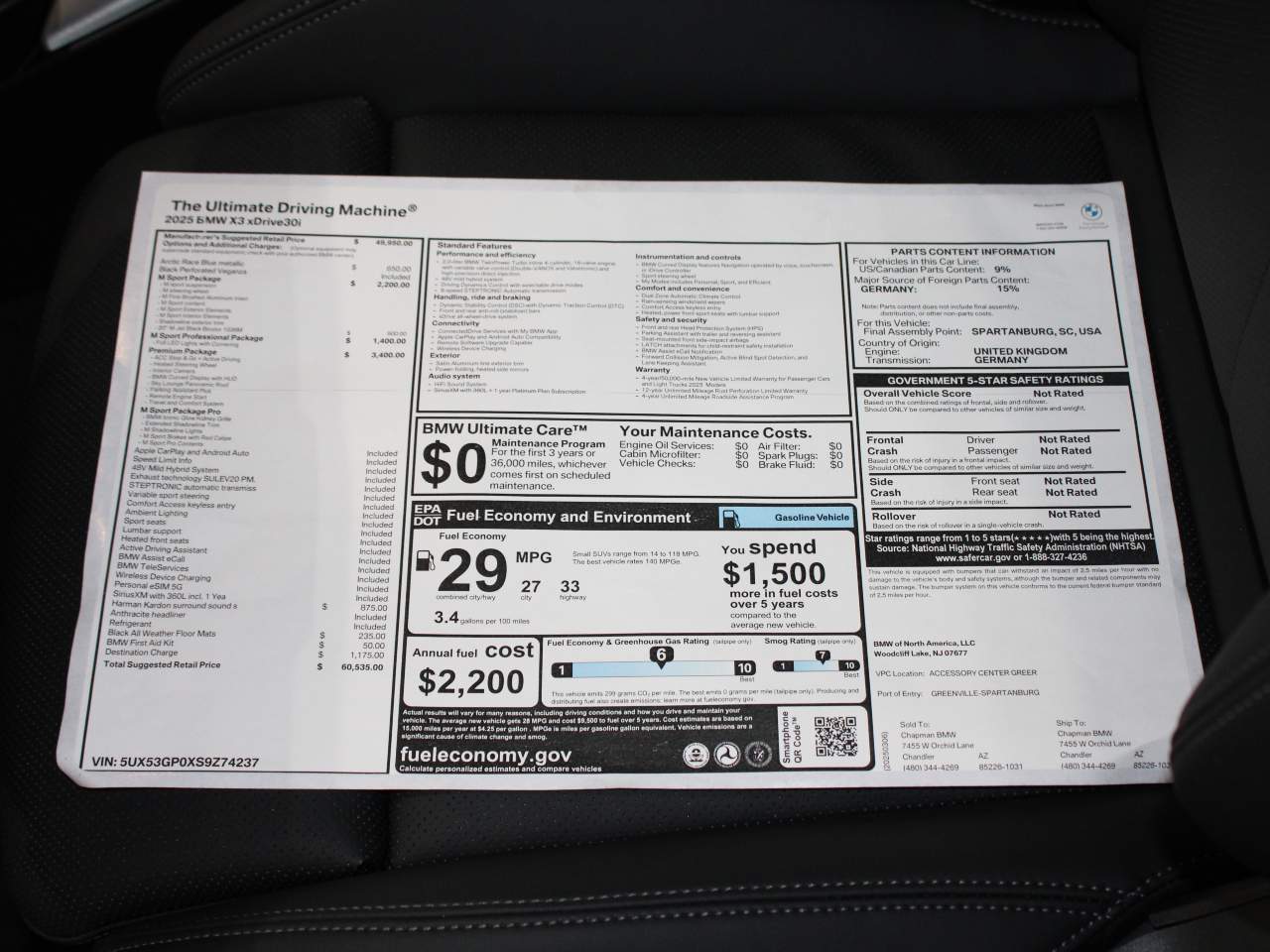 2025 BMW X3 xDrive30