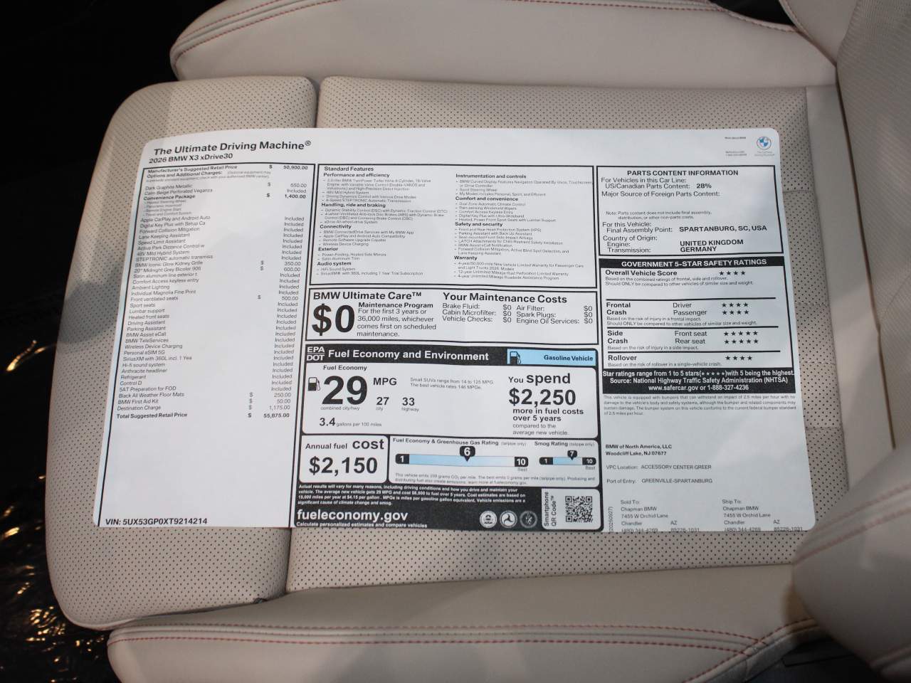 2026 BMW X3 30 xDrive