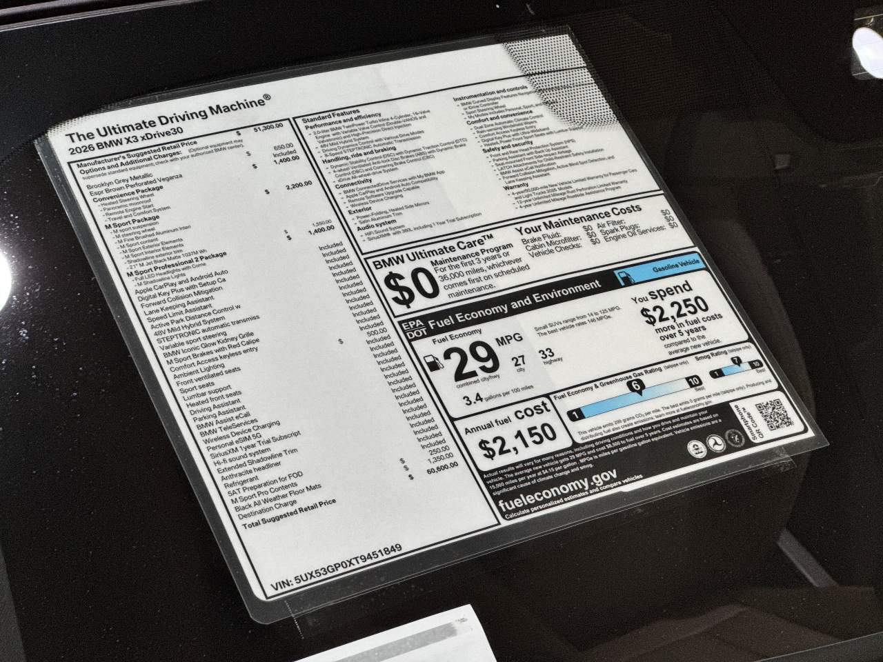 2026 BMW X3 30 xDrive