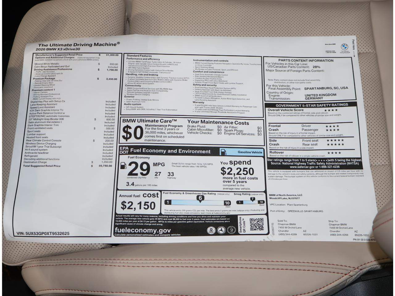 2026 BMW X3 30 xDrive