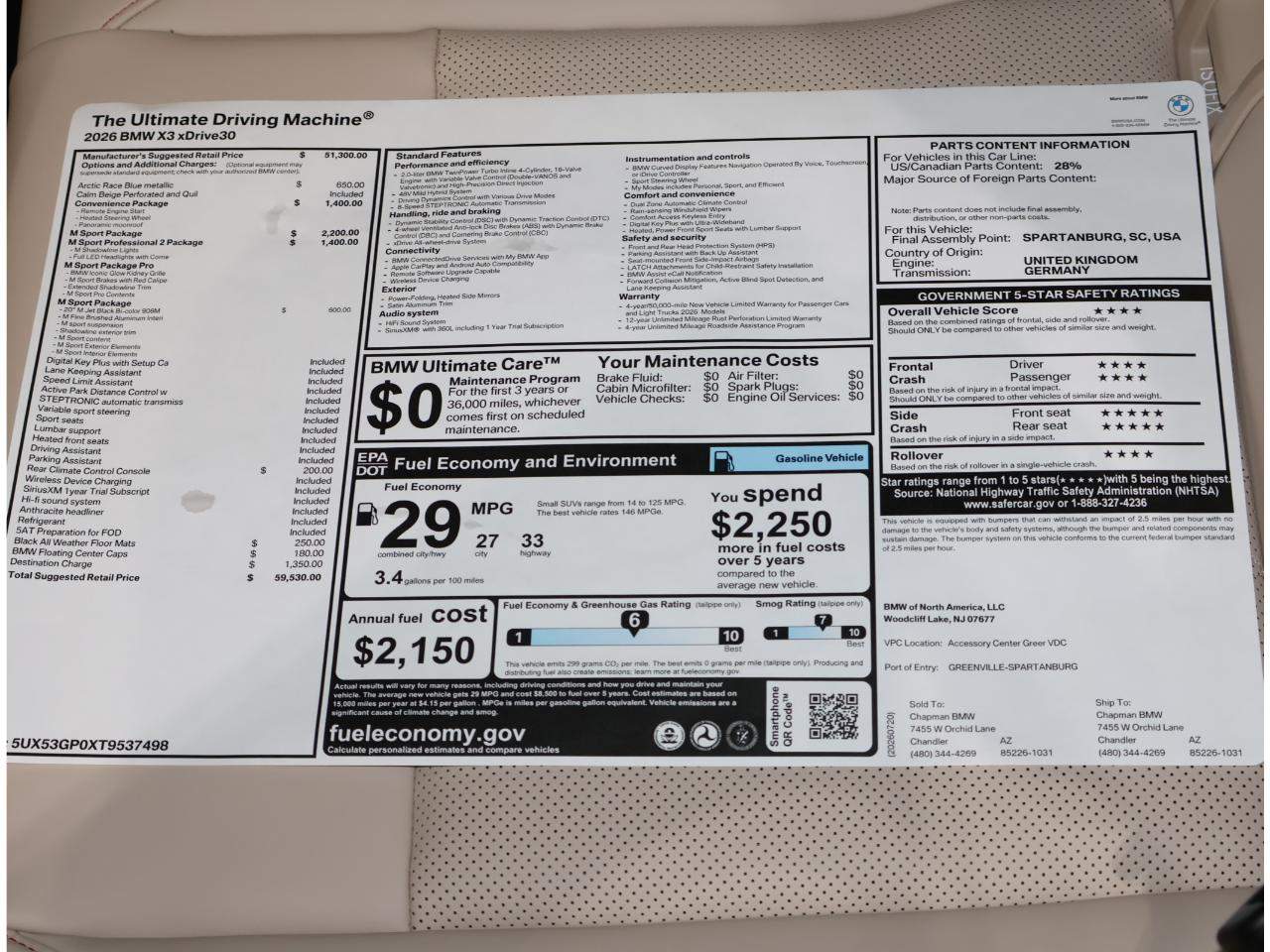 2026 BMW X3 30 xDrive