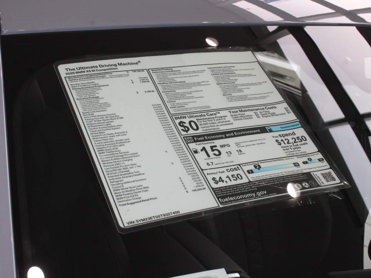 2026 BMW X6 M Competition