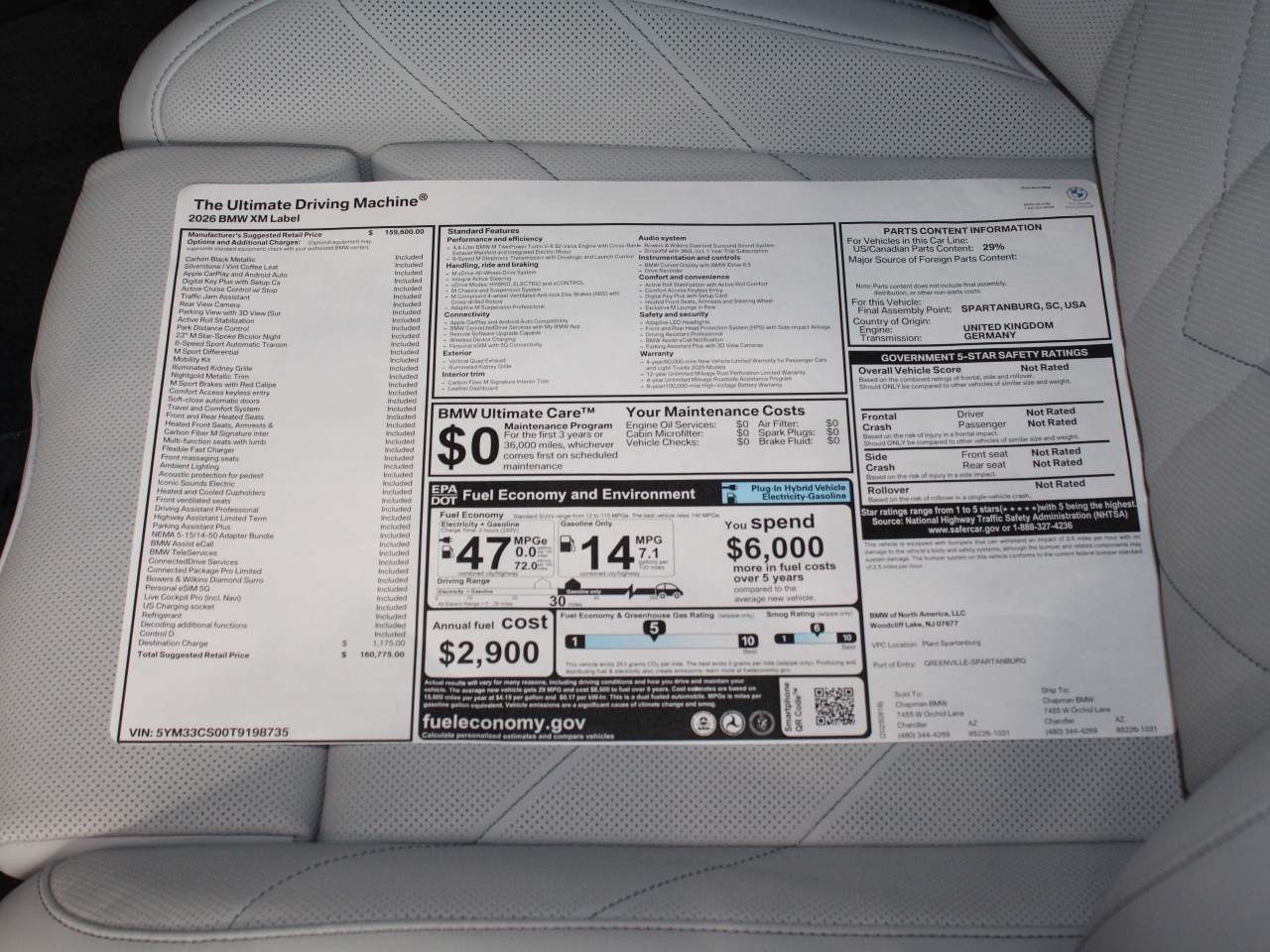 2026 BMW XM Label
