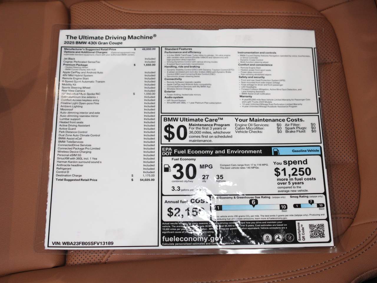 2025 BMW 4-Series 430i Gran Coupe