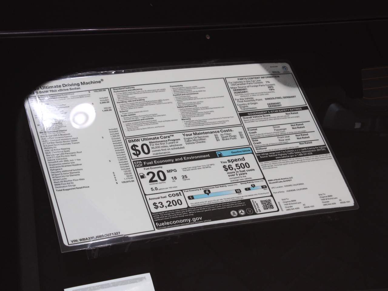 2025 BMW 7-Series 760i xDrive Sedan