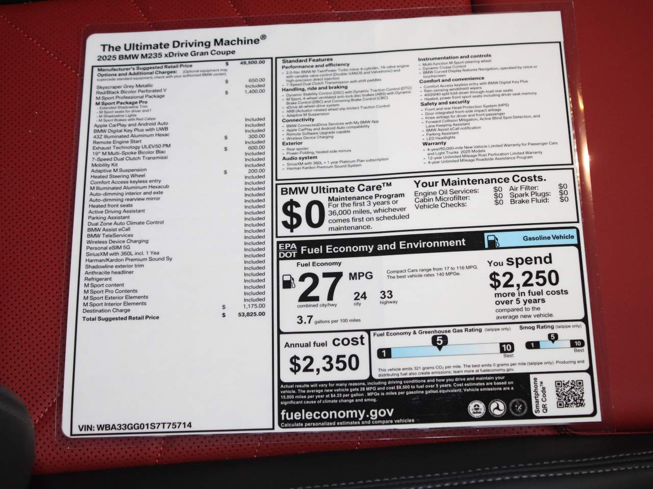 2025 BMW 2-Series M235 xDrive Gran Coupe