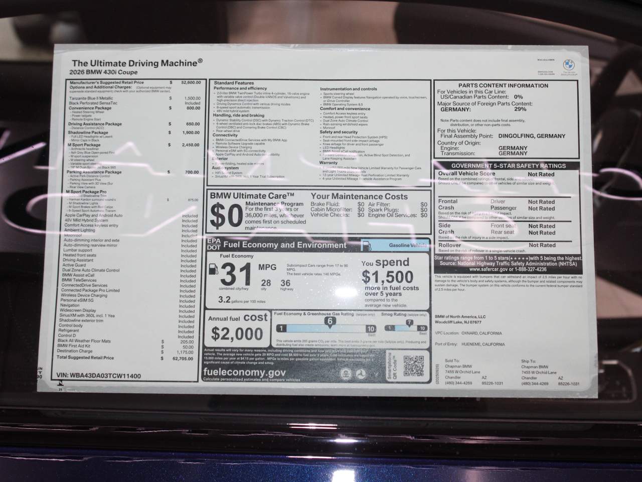 2026 BMW 4-Series 430i Coupe