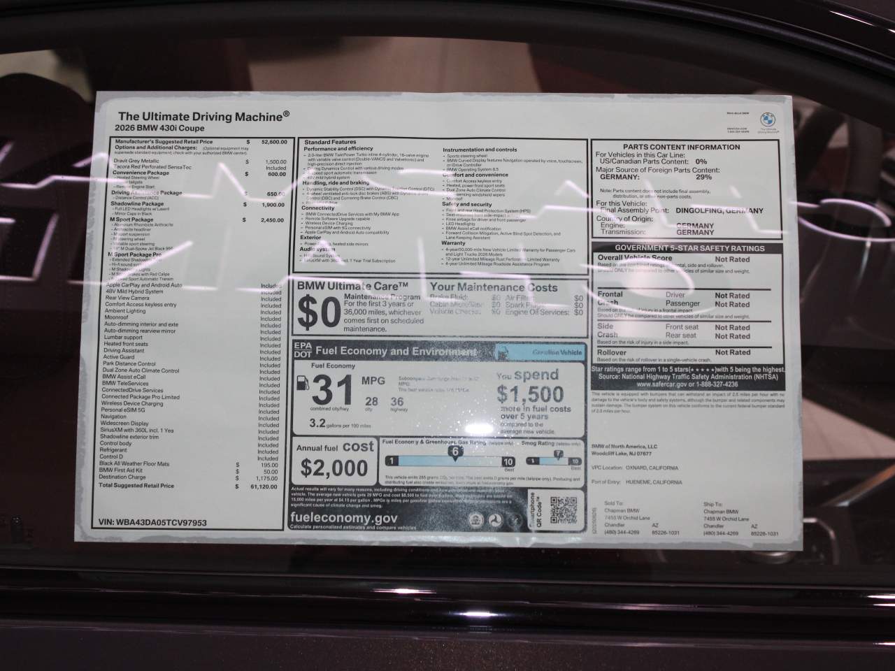2026 BMW 4-Series 430i Coupe