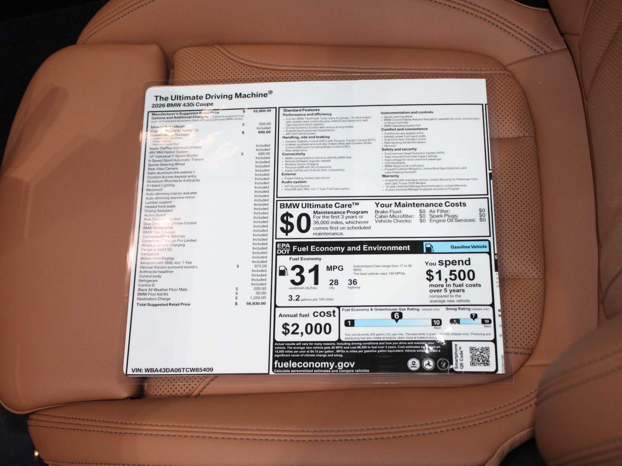 2026 BMW 430I CP 430i